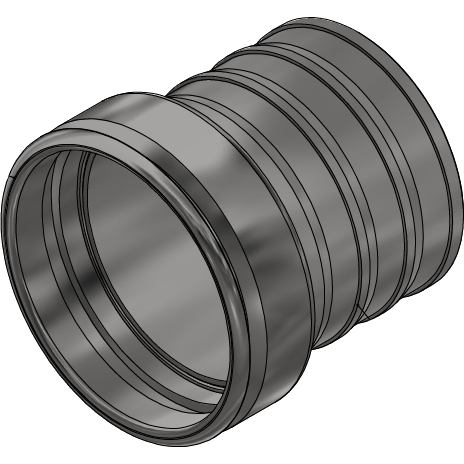 8&quot; Feeder Coupler Assy - Galv