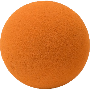 6&quot; Orange Clean Out Balls - Soft Sponge